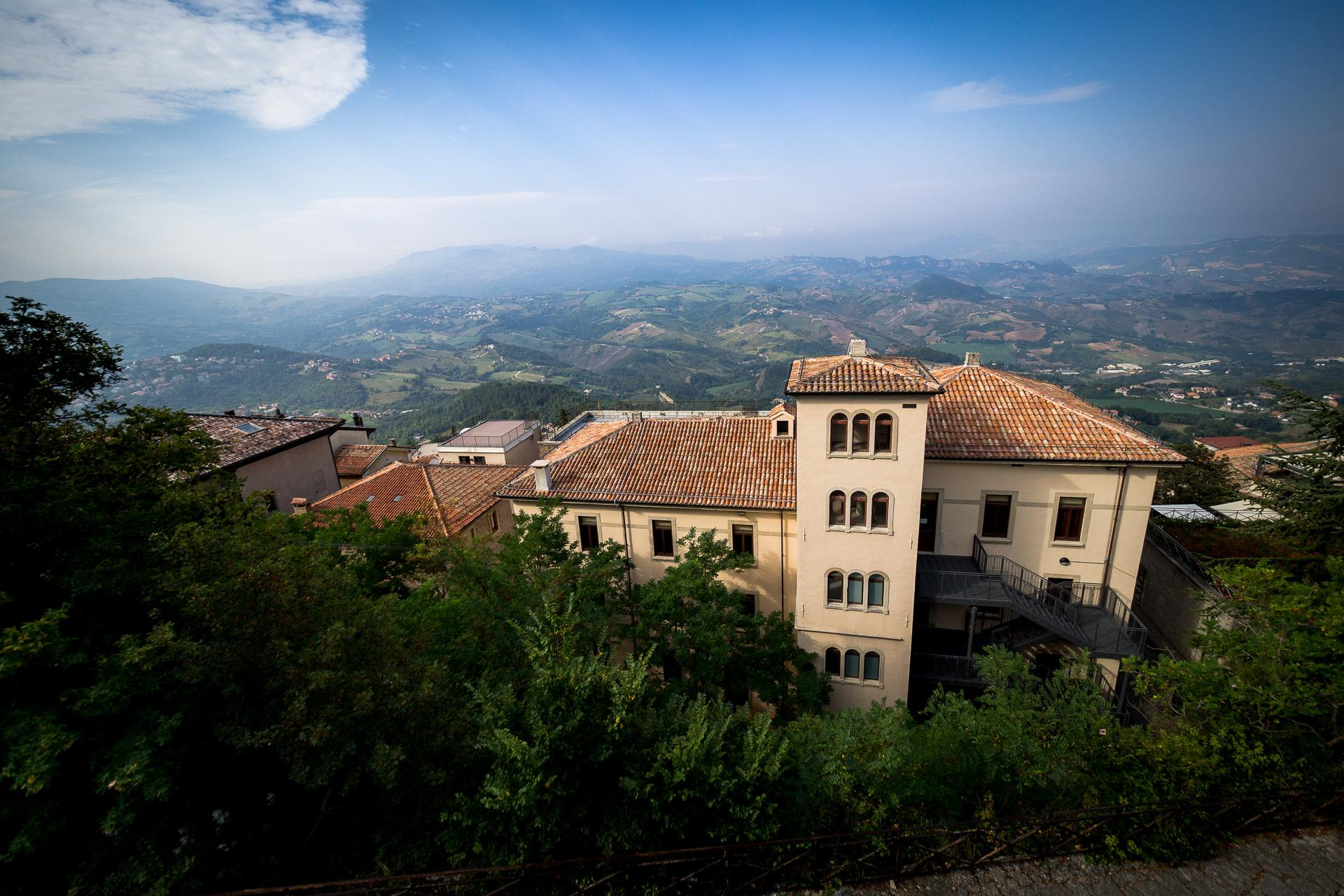 View from Guaita castle, San Marino, San Marino