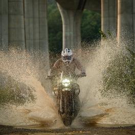 Royal Enfield Himalayan 450 in action