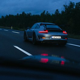 Porsche GT3 RS post apocalyptic photoshoot